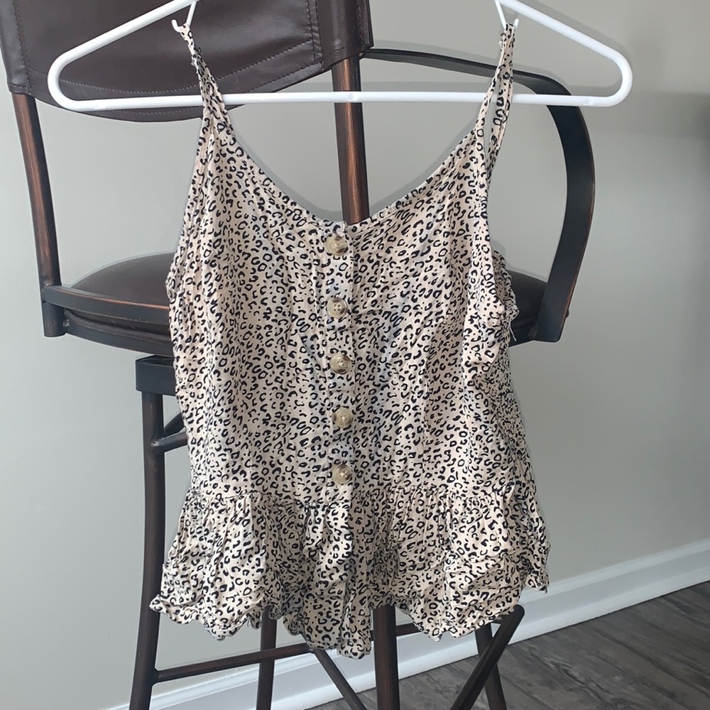 Leopard print tank